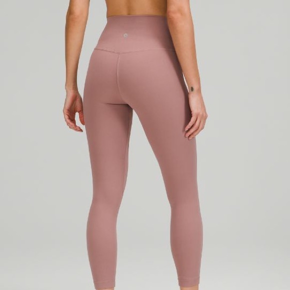 Lululemon Align High Rise Pant 28” Pink Taupe - Picture 2 of 12
